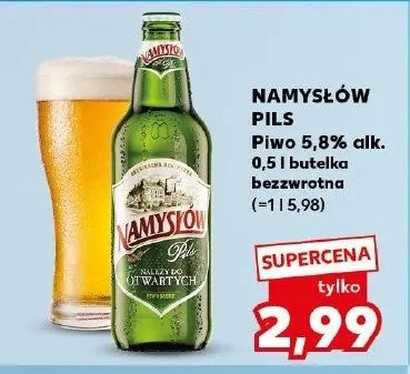Piwo Namysłów pils promocja