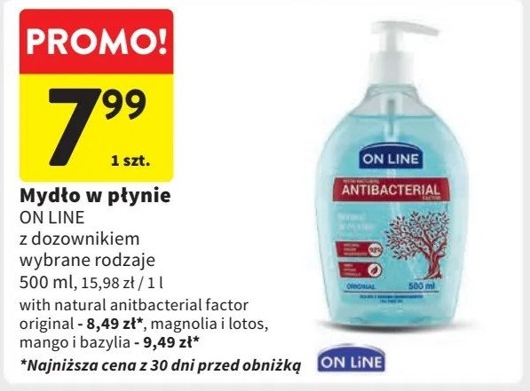 Mydło w płynie magnolia i lotos On line promocja