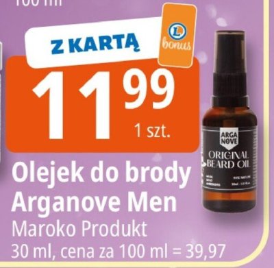 Olejek do brody Arganove Men Maroko Produkt promocja w Leclerc