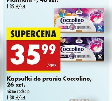Kapsu艂ki do prania 3w1 black Coccolino promocja