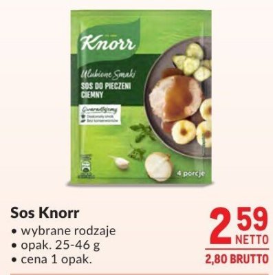 Sos Knorr promocja w Makro