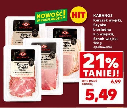 Szynka biesiadna Kabanos promocja