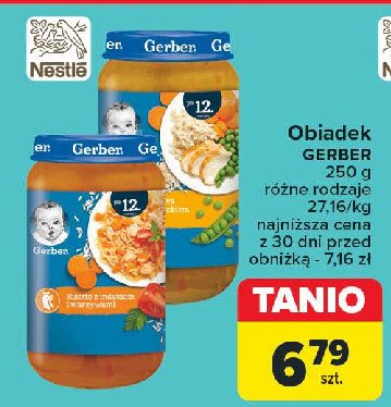 Obiadek risotto z indykiem i warzywami Gerber junior promocja