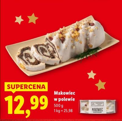 Makowiec w polewie promocja w Lidl