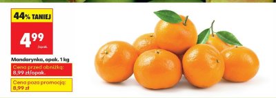 Mandarynki 1 kg promocja w Biedronka