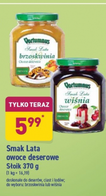 Dżem brzoskwinia Vortumnus smak lata promocja