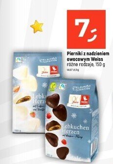 Pierniki z nadzieniem owocowym Weiss różne rodzaje, 150 g promocja w Dealz