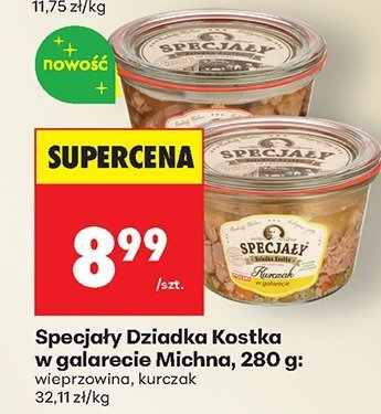 Specjały Dziadka Kostka w galarecie Michna kurczak promocja w Biedronka