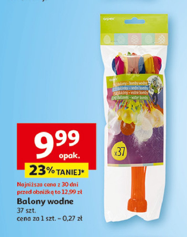 Balony wodne promocja w Auchan