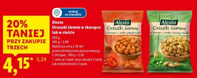 Orzeszki ziemne w cieście promocja w Lidl
