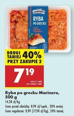 Ryba po grecku Marinero promocja