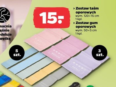 Zestaw gum oporowych 5 szt. Netto promocja w Netto