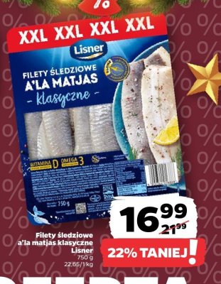 Filety śledziowe a'la matjas klasyczne promocja w Netto
