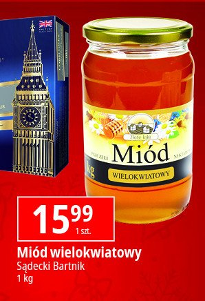 Miód wielokwiatowy Złote łąki promocja