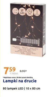 Lampki na drucie promocja w Action