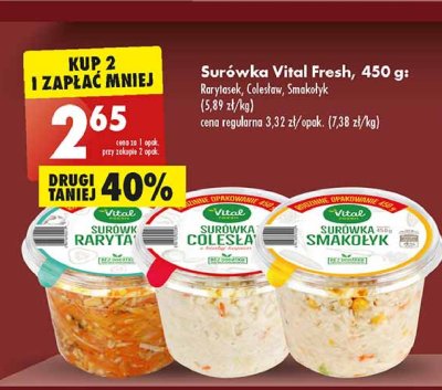 Surówka colesław Vital fresh promocja