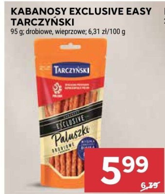 Kabanosy Exclusive Easy Tarczyński promocja w Stokrotka