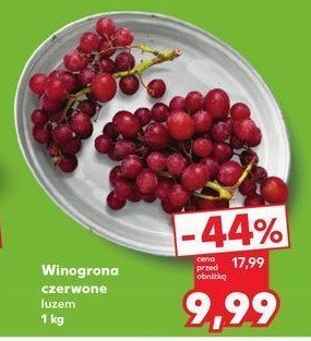 Winogrona czerwone promocja