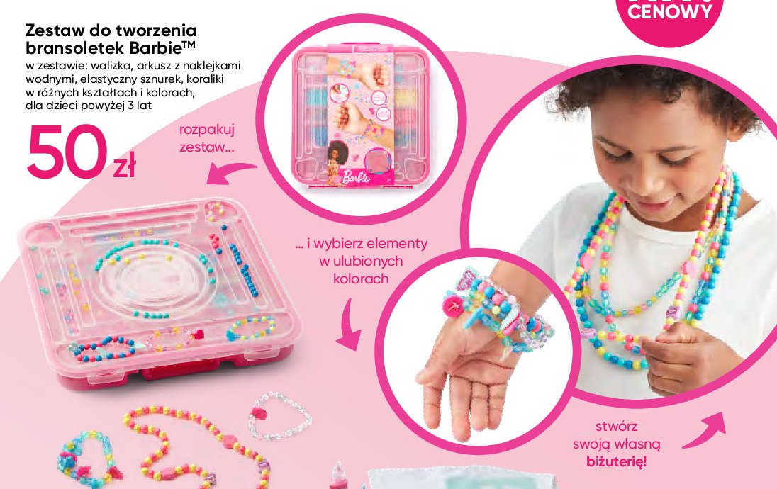 Zestaw do tworzenia bransoletek barbie promocja