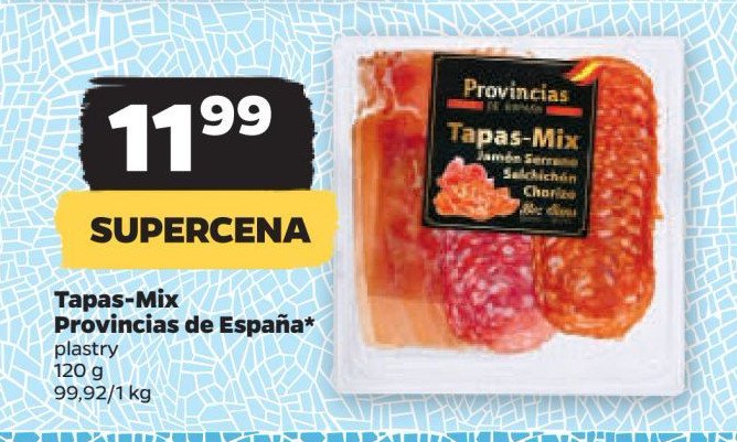 Tapas mix Provinces de espana promocja