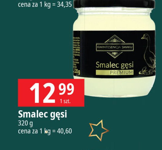 Smalec gęsi premium Kwintesencja smaku promocja w Leclerc