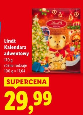 Lindt Kalendarz adwentowy promocja w Lidl