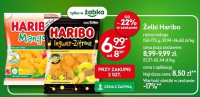 Żelki Haribo różne rodzaje 150-175 g promocja w Żabka
