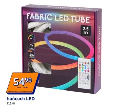 Łańcuch LED 2,5 m promocja w Action