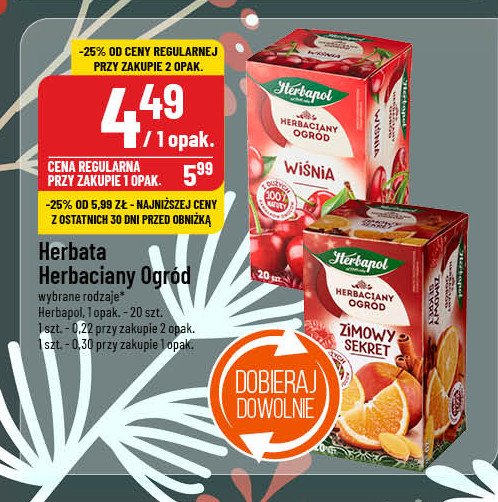 Herbata zimowy sekret Herbapol promocja w POLOmarket