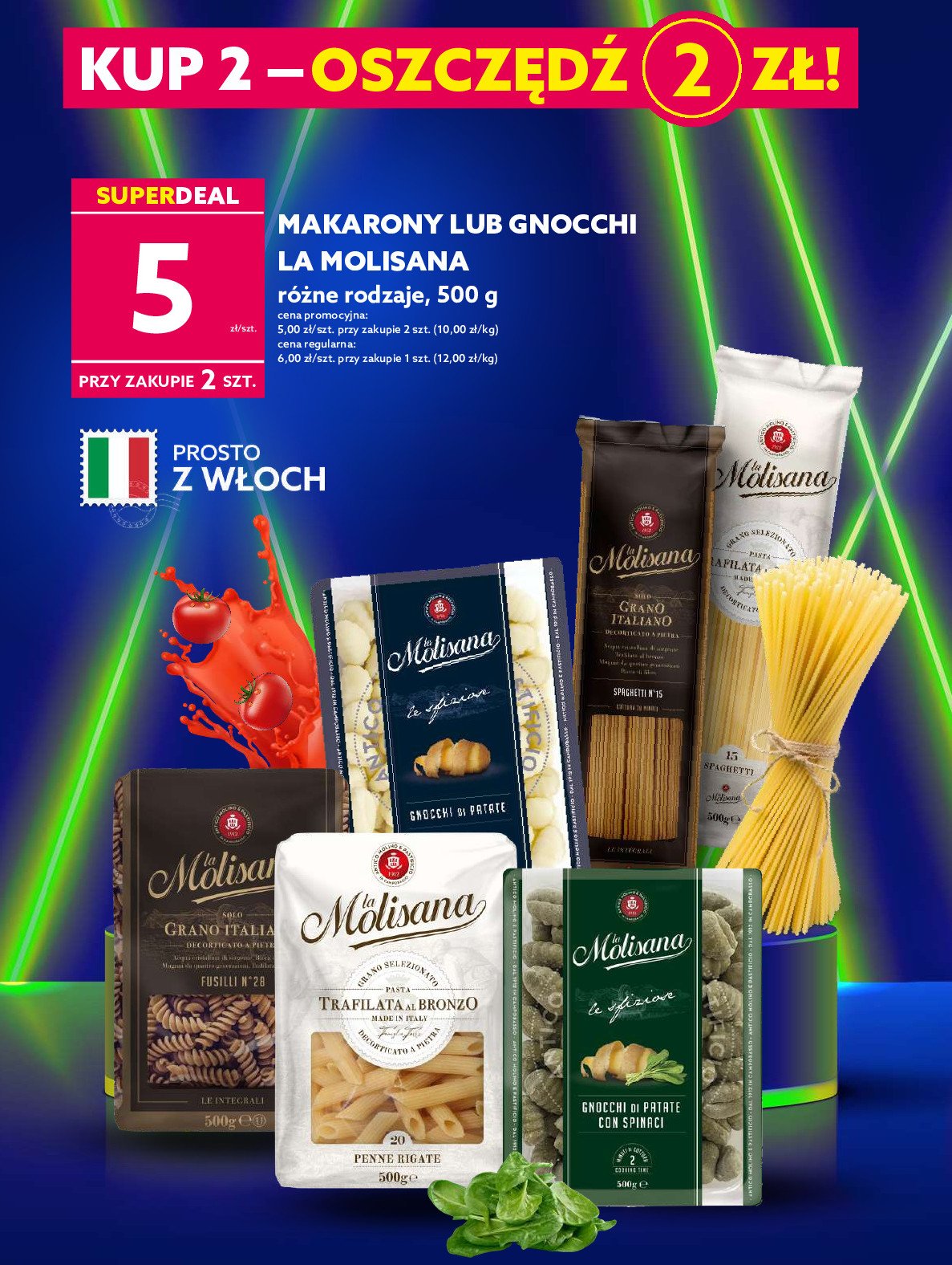Makaron spaghetti 15 La molisana promocja