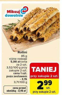 Rollini różne rodzaje Miksuj Dowolnie promocja w Carrefour