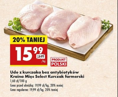Udo z kurczaka farmerskiego Kraina mięs select promocja