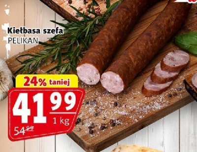 Kiełbasa szefa PELIKAN promocja w Prim Market