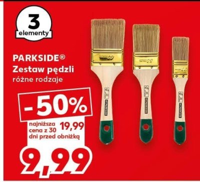 Zestaw pędzli  promocja w Kaufland
