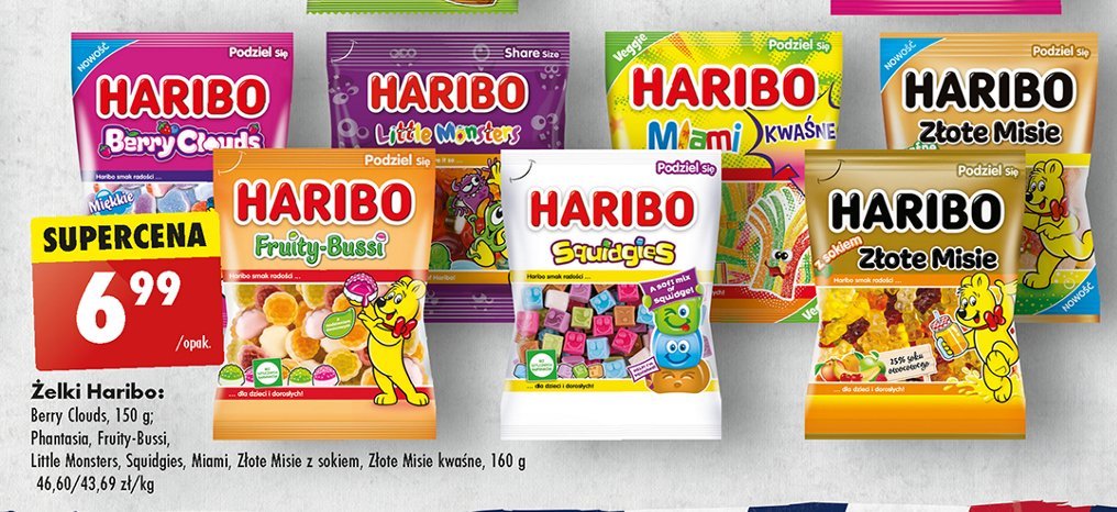 Żelki Haribo fruity-bussi promocja