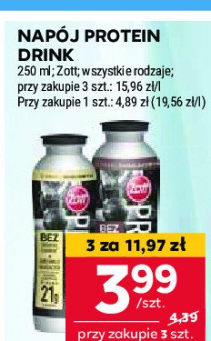 Nap贸j proteinowy waniliowy Zott protein promocja