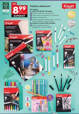 Płótno malarskie w arkuszach promocja w Biedronka