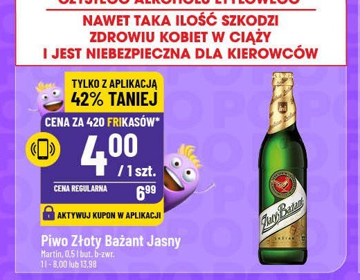 Piwo Złoty bażant promocja w POLOmarket