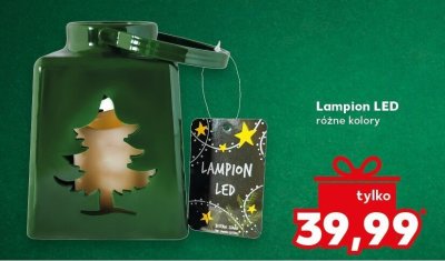 Lampion LED różne kolory promocja w Kaufland