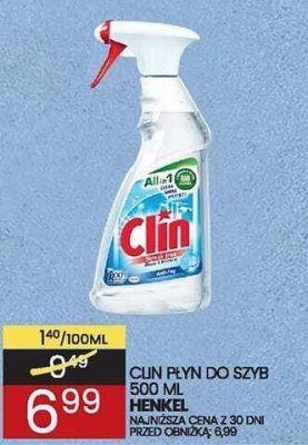 Płyn do szyb CLIN 500 ml różne rodzaje HENKEL promocja w Wafelek