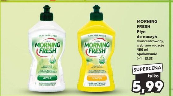 P艂yn do naczy艅 original Morning fresh promocja