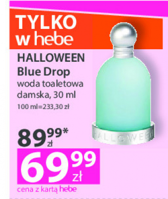 Woda toaletowa J.del pozo halloween blue drop promocja