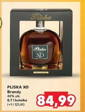 Brandy karton PLISKA XO promocja