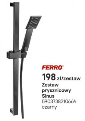 Zestaw prysznicowy Sinus promocja w Castorama