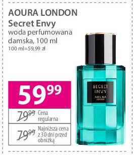 Woda perfumowana Aoura london secret envy promocja