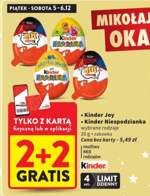 Kinder Niespodzianka promocja w Intermarche