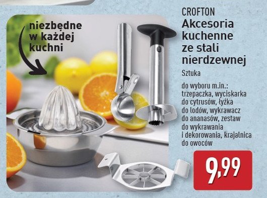 Wykrawacz do ananasów Crofton promocja w Aldi