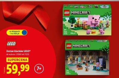 Zestaw klocków LEGO Minecraft promocja