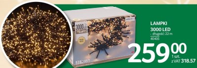Lampki 3000 LED promocja w Selgros