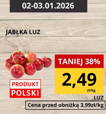 Jabłka promocja w Supeco